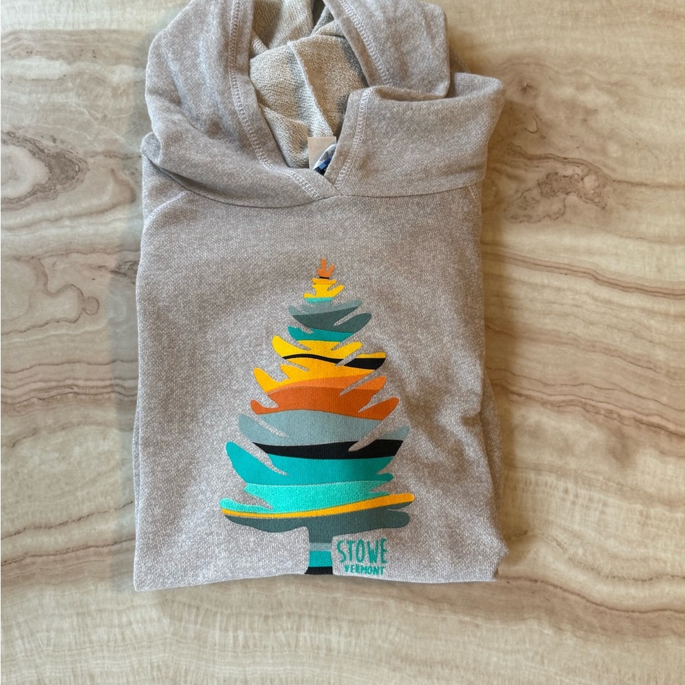 NWT GREY HOODIE REPPING STOWE VERMONT 😍

UNISEX SZ LARGE - Picture 4 of 5